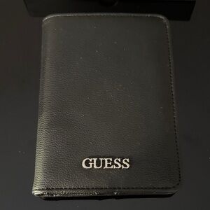 GUESS Black faux Leather Card Holder